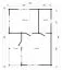 Vakantiehuis / chalet Madrisa 03 incl. vloer - 70 mm blokhut profielplanken, grondoppervlakte: 43.8 m², zadeldak