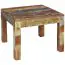 Vierkante woonkamertafel, massief hout, kleur: mango - Afmetingen: 60 x 60 cm (B x D)