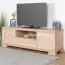 TV-onderkast "Temerin" kleur Sonoma eiken 22 - Afmetingen: 50 x 150 x 42 cm (H x B x D)