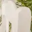 Stoel massief grenen massief hout wit gelakt Junco 247 - afmetingen 95 x 44 x 46 cm