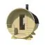 Sauna vat / buiten sauna Schlafkogel 06 - afmetingen: 210 x 267 x 224 (B x D x H), grondoppervlakte: 6 m²