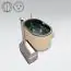 Hottub 02 van vurenhout met LED-verlichting, thermisch deksel en thermische isolatie, kuip: antraciet, buitenafmetingen: 189 x 118 cm (L x B)