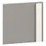 front / deurtje jeugdkamer - openkast Grijs 06, kleur: platina grijs - Afmetingen: 35 x 37 x 2 cm (H x B x D)