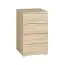 Kommode für Schreibtisch Tapachula, Farbe: Sonoma Eiche hell - Abmessungen: 75 x 46 x 50 cm (H x B x T), mit 4 Schubladen