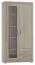 Vitrinekast Lorengau 28, kleur: Sonoma eiken - afmetingen: 202 x 100 x 40 cm (H x B x D)