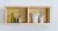 wandrek / hangplank massief grenen natuur Junco 334 - 30 x 81 x 24 cm (H x B x D)