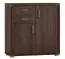 Ladekast /dressoir Aitape 15, kleur: donker Sonoma eiken - afmetingen: 92 x 90 x 40 cm (H x B x D)