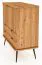 Sideboard kast /dressoir Rolleston 19 massief kernbeuken geolied - Afmetingen: 102 x 97 x 46 cm (H x B x D)