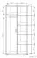 Drehtürenschrank / Kleiderschrank Kerowagi 10, Farbe: Sonoma Eiche - Abmessungen: 200 x 90 x 55 cm (H x B x T)