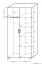  draaideurkast / kledingkast Ciomas 24, kleur: Sonoma eiken - afmetingen: 190 x 90 x 55 cm (H x B x D)