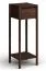 Bijzet ladekast / commode / geolied eiken / kleur: Tabacco / hoge bijzettafel / massief hout / 1 lade / soft close systeem / 1 schap / 33 x 33 x 90 cm / touw 14 / handgrepen gefreesd