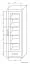 Vitrinekast Lorengau 29, kleur: Sonoma eiken - afmetingen: 202 x 65 x 40 cm (H x B x D)