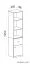 Jugendzimmer - Schrank "Geel" 26, Weiß / Gelb - Abmessungen: 195 x 45 x 40 cm (H x B x T)