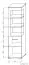 vitrine Kikori 16, kleur: Sonoma eiken - afmetingen: 190 x 50 x 40 cm (H x B x D)