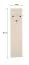 Kapstok / garderobe set E Petkula, 6-delig, met modern lamellendesign, kleur: lichtbeige, soft-close functie, ABS randbescherming