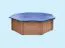 Winterafdekking / dekzeil voor houten zwembad Verano 07 - 322 x 502 x 124 cm