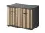 Smalle kapstok / garderobe Ringerike 01, kleur: antraciet / Artisan Eiken - Afmetingen: 203 x 90 x 32 cm (H x B x D), met voldoende opbergruimte