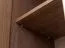 Vitrinekast / Kleur: Tabacco / Massief hout / Geolied eikenhout / Travertijnsteen / incl. LED verlichting / Achterwand: HDF / 120 x 41 x 140 cm