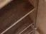 Vitrinekast / Kleur: Tabacco / Massief hout / Geolied eikenhout / Travertijnsteen / incl. LED verlichting / Achterwand: HDF / 120 x 41 x 140 cm