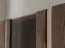 Vitrinekast / Kleur: Tabacco / Massief hout / Geolied eikenhout / Travertijnsteen / incl. LED verlichting / Achterwand: HDF / 120 x 41 x 140 cm