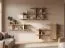 Wandrek / Kleur: gebleekt eiken / Massief hout / Geolied eikenhout / 140 x 25 x 39 cm / Stijlvol / Rek / Functioneel / Eenvoudig