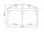 Paviljoen Alegre Superieur gemaakt van onder druk geïmpregneerd grenen - Afmeting: 340 x 594 cm (L x B)