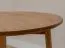 Stevige salontafel Verzee 01, gemaakt van massief eikenhout, geolied oppervlak, afmetingen: 44 x 51 x 51 cm, drie poten, minimalistisch en stijlvol