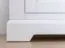 Sideboard kast /dressoir Bresle 05, massief grenen, kleur: Wit / Natuur - Afmetingen: 85 x 166 x 41 cm (H x B x D)