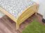 eenpersoonsbed / logeerbed massief grenen, natuur 88, incl. lattenbodem - ligvlak 90 x 200 cm