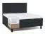 boxspring bed GALERA, box: Houten spaanplaat, matras: pocketveren kern, topper: schuim - Afmeting: 120 x 200 cm