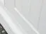 dressoir / ladekast Gyronde 01, massief grenen, kleur: wit / walnoot - 85 x 130 x 45 cm (H x B x D)