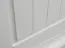Kommode Gyronde 02, Kiefer massiv Vollholz, Farbe: Weiß / Eiche - 85 x 130 x 45 cm (H x B x T)