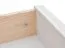 Kommode Gyronde 02, Kiefer massiv Vollholz, Farbe: Weiß / Walnuss - 85 x 130 x 45 cm (H x B x T)