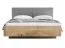 Tweepersoonsbed Massana 04 massief eiken geolied - Lig vlak: 180 x 200 cm (B x L)