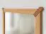 Spiegel / geolied eiken / kleur: eiken / houten lijst / wandspiegel / massief hout / 73 x 2 x 103 cm / Seille 04