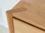 Make up tafel / Kaptafel / 1 lade / soft close systeem / massief hout / geolied eiken / kleur: eiken / 123 x 48 x 82 cm / Seille 19 / gefreesde handgrepen