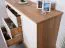 Kommode Bambey 08, Farbe: Eiche / Weiß - 90 x 144 x 44 cm (H x B x T)
