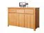 Ladenkast Tasman 14 in massief geolied beuken kernhout - Afmetingen: 77 x 115 x 45 cm (H x B x D)