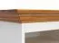 TV-onderkast Gyronde 09, massief grenen, kleur: wit/eiken - 53 x 111 x 53 cm (H x B x D)