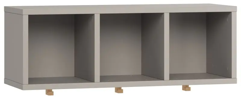 wandrek / hangplank, kleur: grijs - Afmetingen: 35 x 90 x 30 cm (h x b x d)