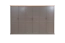 draaideurkast / kledingkast Lotofaga 18 , kleur: grijs / walnoten - 227 x 346 x 59 cm (H x B x D)