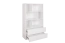 Jeugdkamer / tienerkamer - kast Alard 04, kleur: wit - Afmetingen: 151 x 80 x 40 cm (h x b x d)
