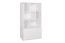 Jeugdkamer / tienerkamer - kast Alard 04, kleur: wit - Afmetingen: 151 x 80 x 40 cm (h x b x d)