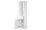 Jeugdkamer / tienerkamer - kast Alard 03, kleur: wit - Afmetingen: 195 x 45 x 40 cm (h x b x d)