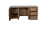Schreibtisch Sardona 02, Farbe: Eiche Braun - 80 x 167 x 62 cm (H x B x T)