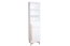 Schrank Amanto 3, Farbe: Weiß / Esche - Abmessungen: 200 x 47 x 40 cm (H x B x T)