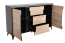sideboard kast /dressoir Amanto 6, kleur: zwart / Essen - Afmetingen: 91 x 150 x 40 cm (h x b x d)