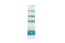Jugendzimmer - Schrank Aalst 20, Farbe: Eiche / Weiß / Blau - Abmessungen: 190 x 45 x 40 cm (H x B x T)