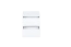 Jugendzimmer - Nachtkommode Alard 10, Farbe: Weiß - Abmessungen: 49 x 40 x 40 cm (H x B x T)