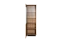 Vitrine kast Trevalli 2, kleur: eiken / zwart - Afmetingen: 194 x 60 x 40 cm (H x B x D)